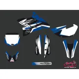 Kit Deco Moto Cross Pulsar Yamaha 85 YZ Bleu