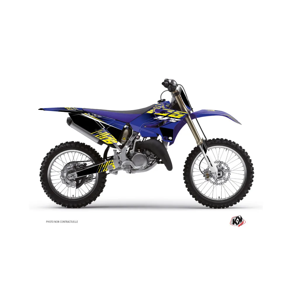 Kit Deco Moto Cross Flow Yamaha 125 YZ Jaune