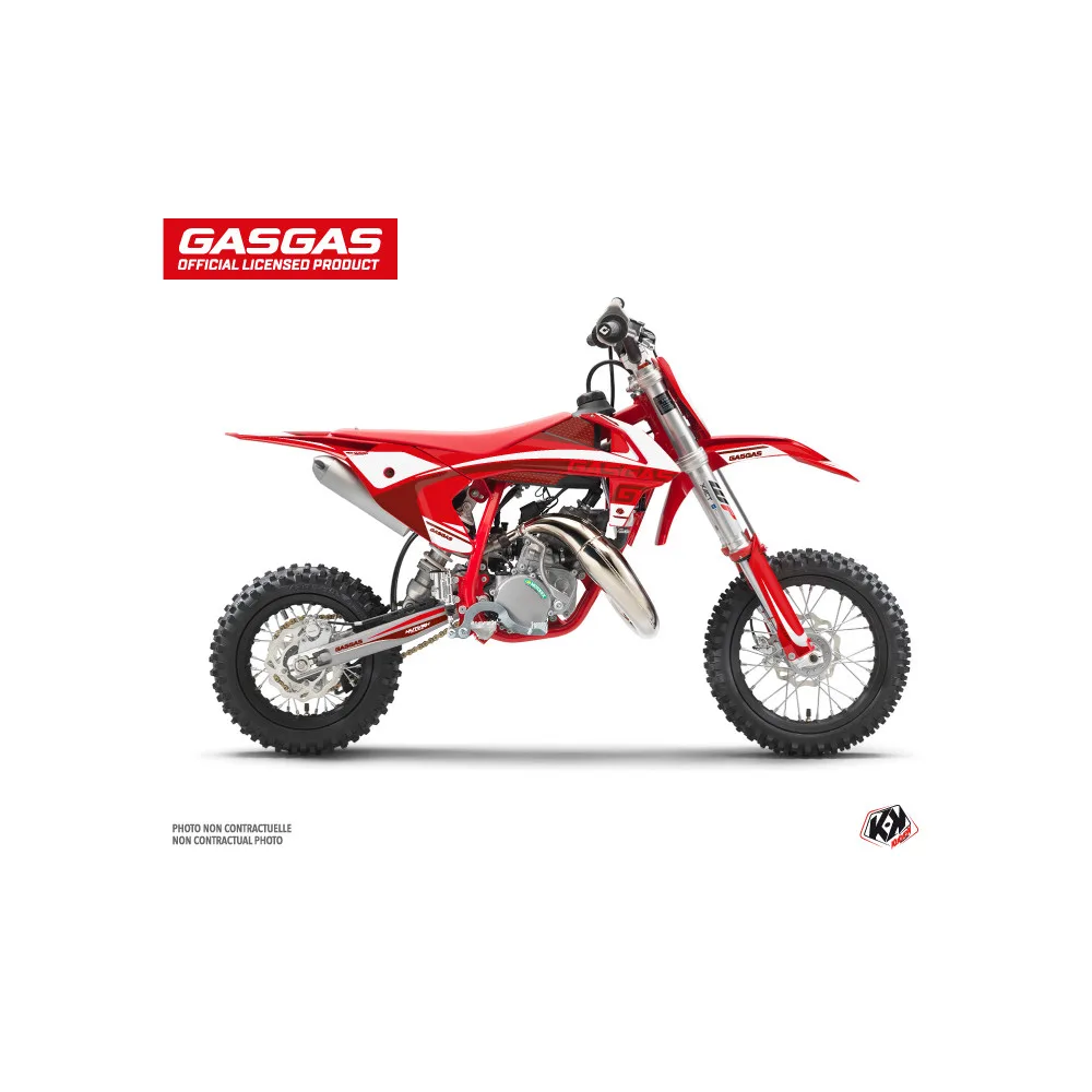 Kit Deco Moto Cross Rush GASGAS MC 50 Rouge
