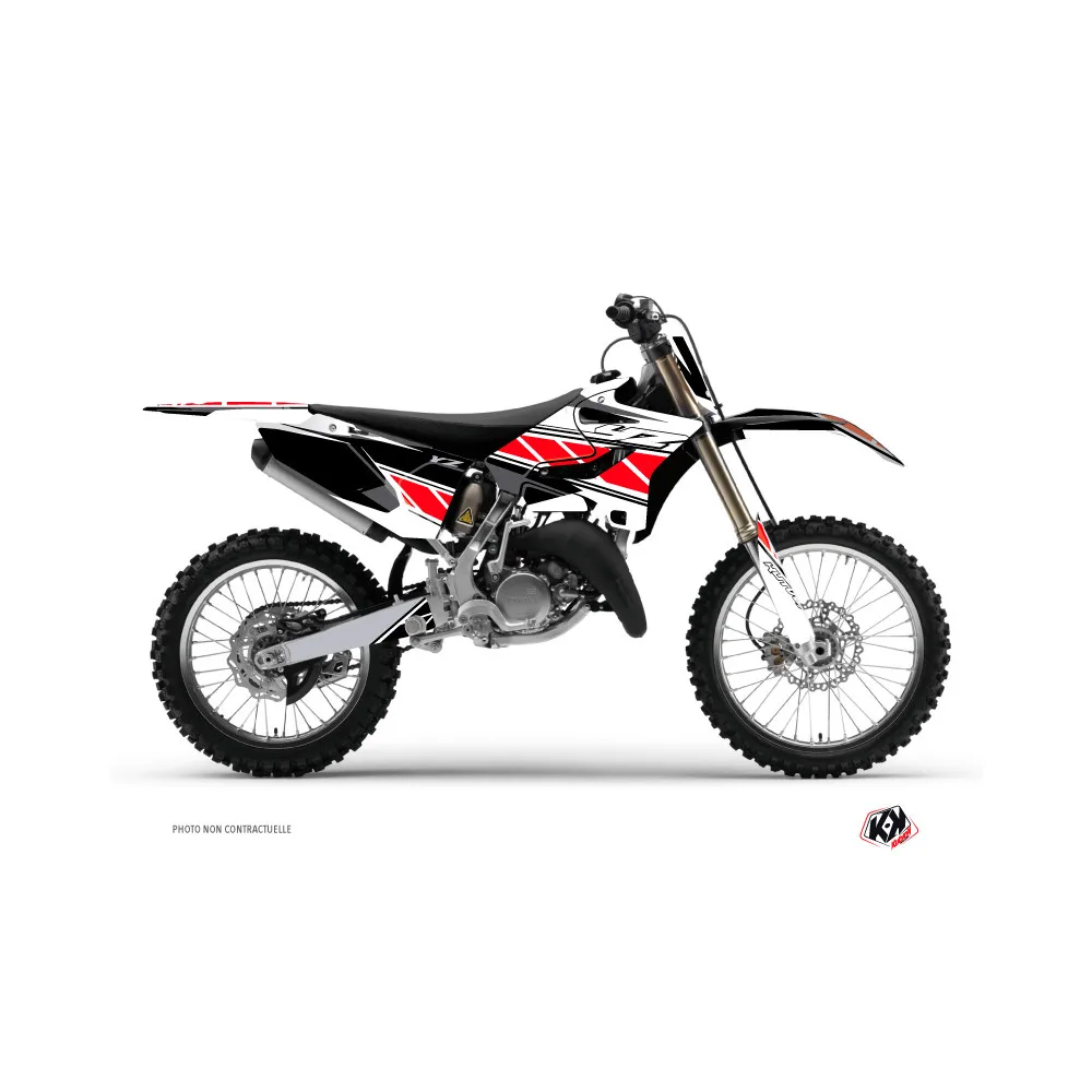 Kit Deco Moto Cross Replica Yamaha 125 YZ Rouge