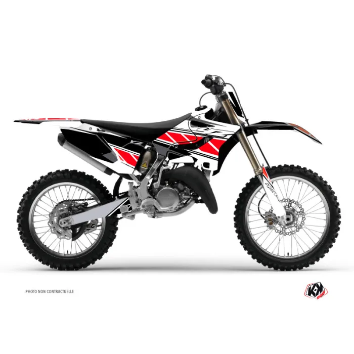 Kit Deco Moto Cross Replica Yamaha 125 YZ Rouge