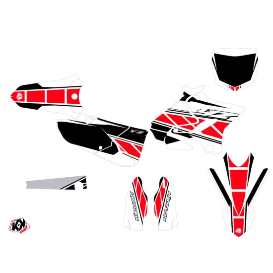 Kit Deco Moto Cross Replica Yamaha 125 YZ Rouge