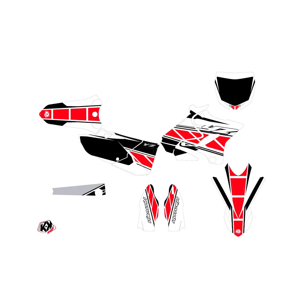 Kit Deco Moto Cross Replica Yamaha 125 YZ Rouge