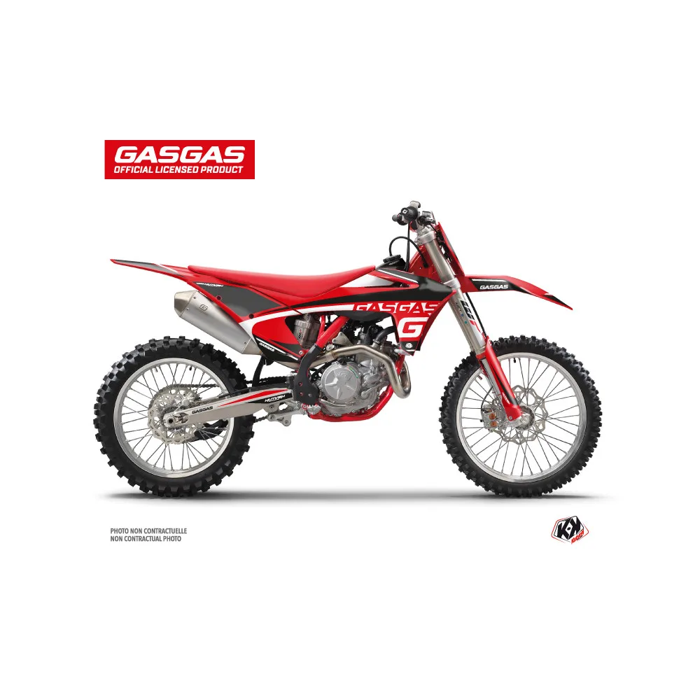 Kit Deco Moto Cross Rush GASGAS MCF 250 Noir