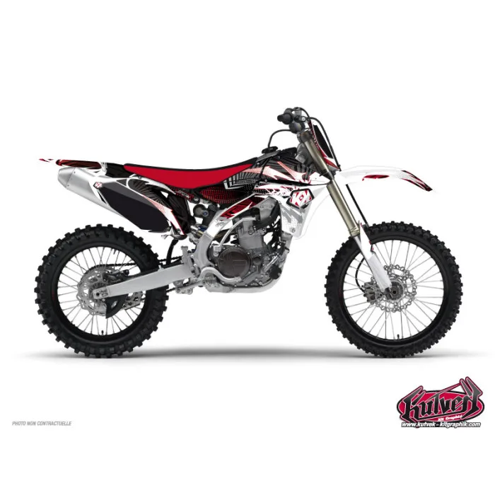 Kit Deco Moto Cross Graff Yamaha 250 YZ Rouge