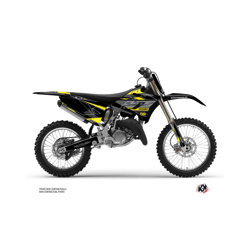 Kit Deco Moto Cross Outline Yamaha 250 YZ Jaune