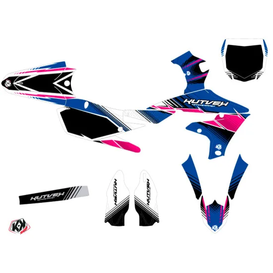 Kit Deco Moto Cross Stripe Yamaha 250 YZF Rose