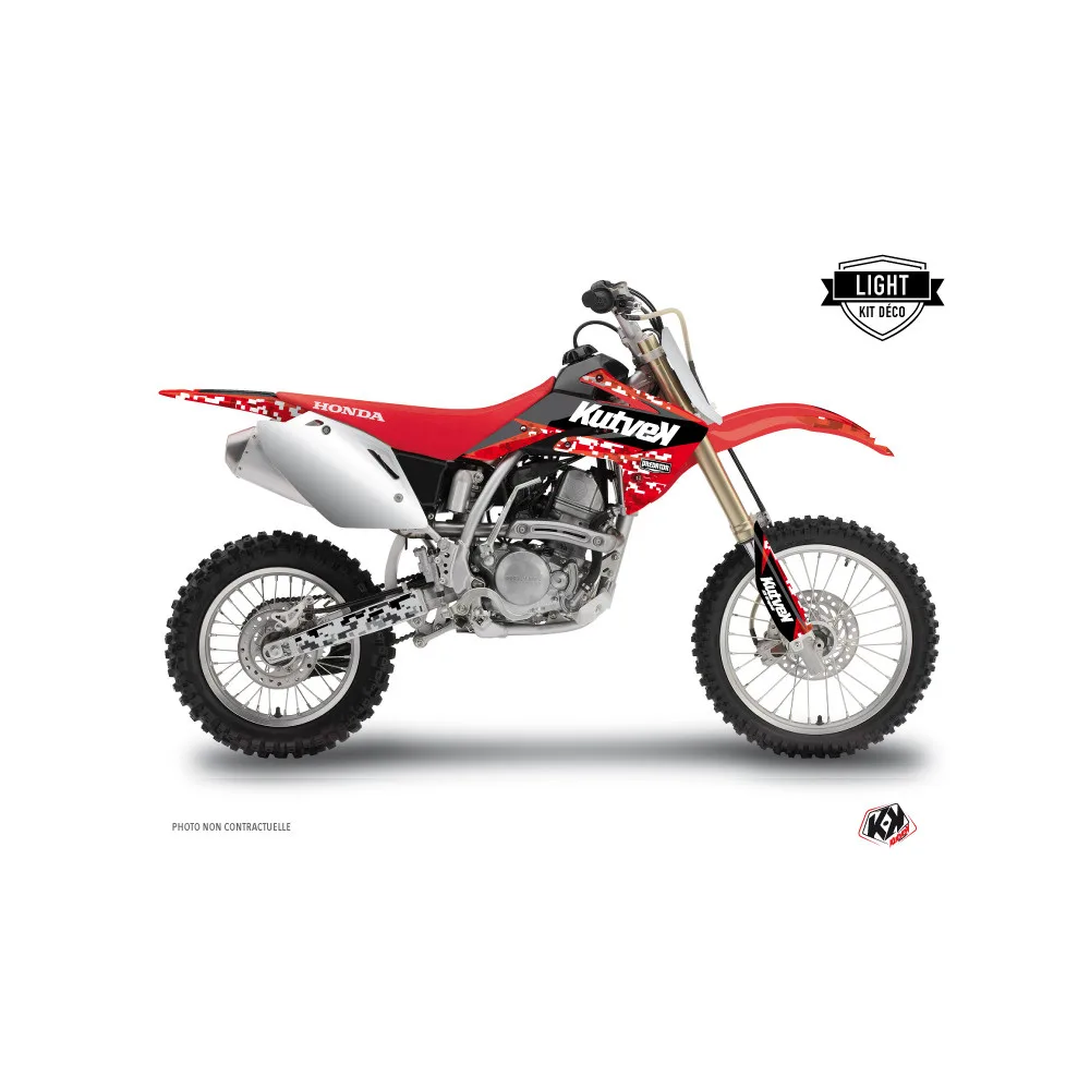Kit Deco Moto Cross Predator Honda 125 CR Rouge