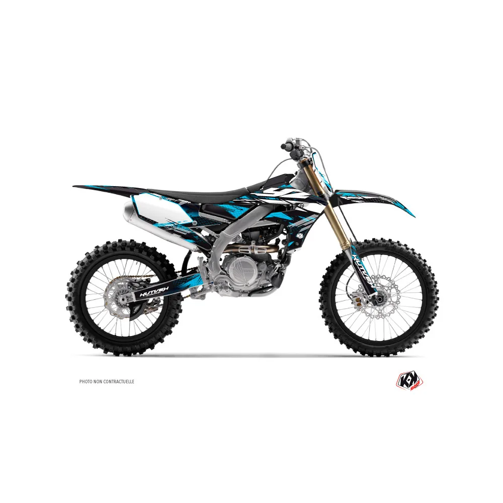 Kit Deco Moto Cross Techno Yamaha 450 YZF Bleu