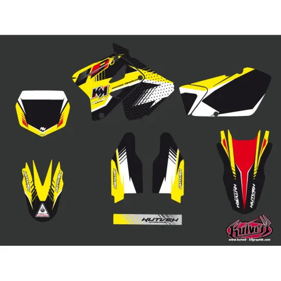 Kit Deco Moto Cross Pulsar Suzuki 250 RM Noir
