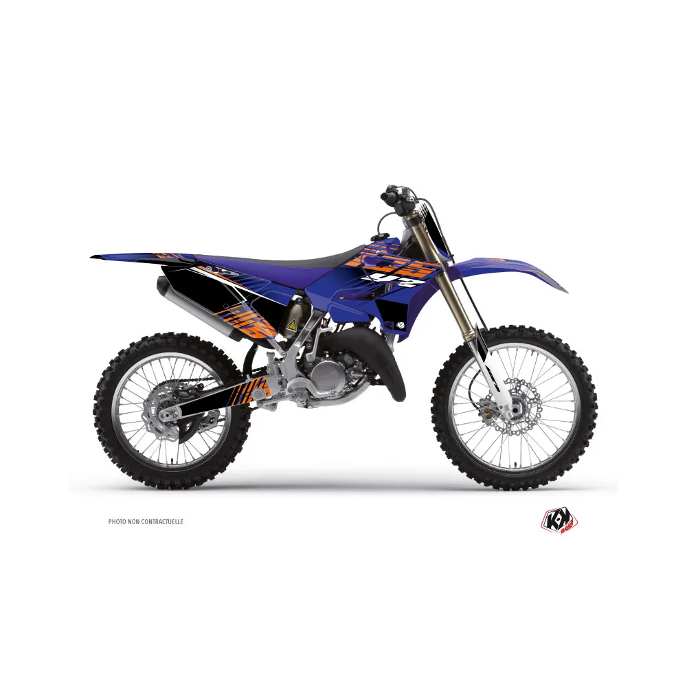 Kit Deco Moto Cross Flow Yamaha 125 YZ Orange