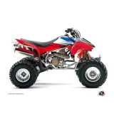 Kit Déco Quad Stage Honda EX 400 Bleu Rouge (2005-2007)