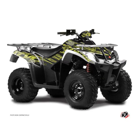 Kit Déco Quad Eraser Kymco 250 MXU Neon Gris (2004-2012)