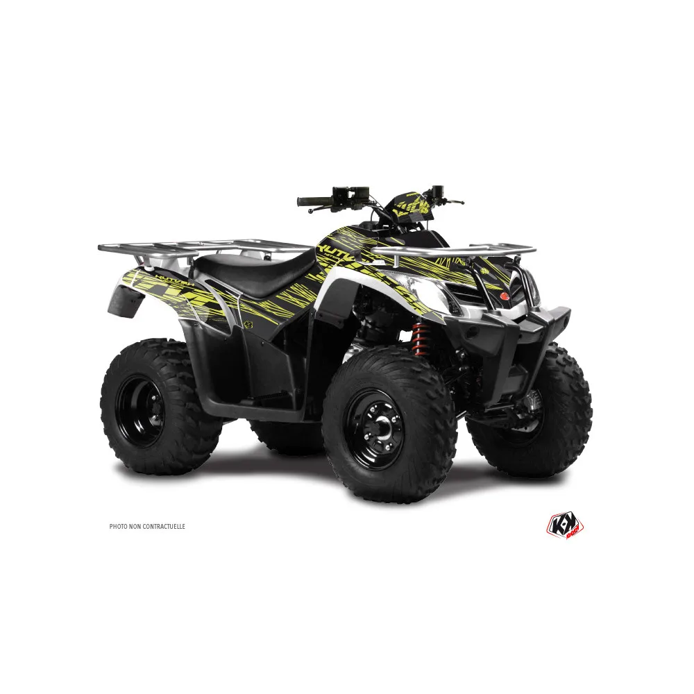 Kit Déco Quad Eraser Kymco 250 MXU Neon Gris (2004-2012)