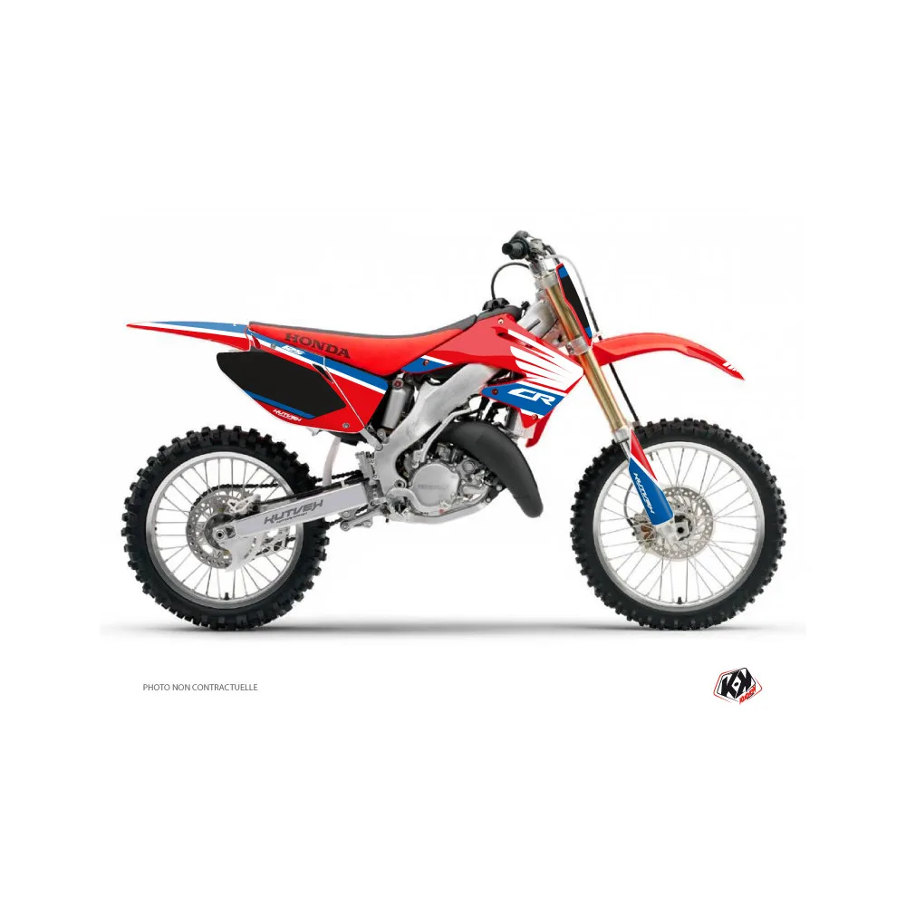 Kit Deco Moto Cross Wing Honda 125 CR Bleu