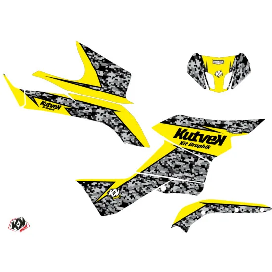 Kit Déco Quad Predator Suzuki King Quad 500 Jaune (2019-2023)