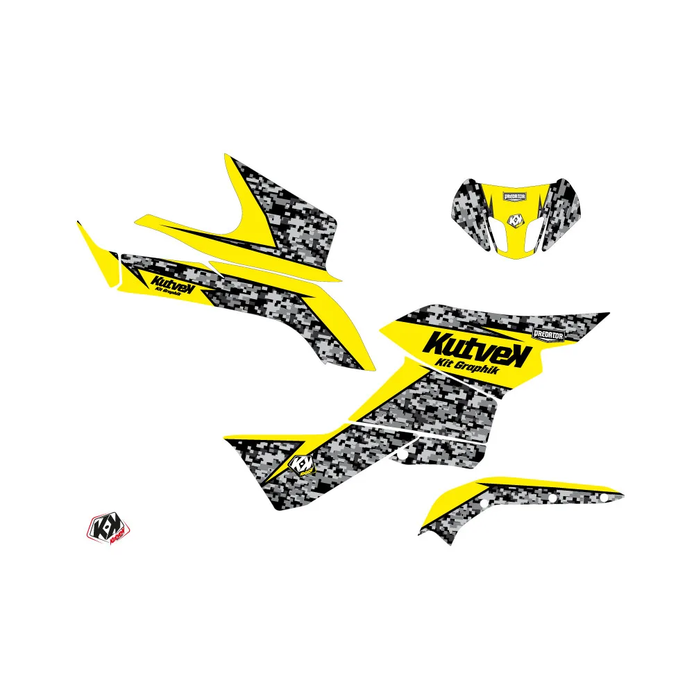 Kit Déco Quad Predator Suzuki King Quad 500 Jaune (2019-2023)
