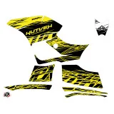 Kit Déco Quad Eraser Fluo Yamaha 300 Grizzly Jaune (2011-2014)