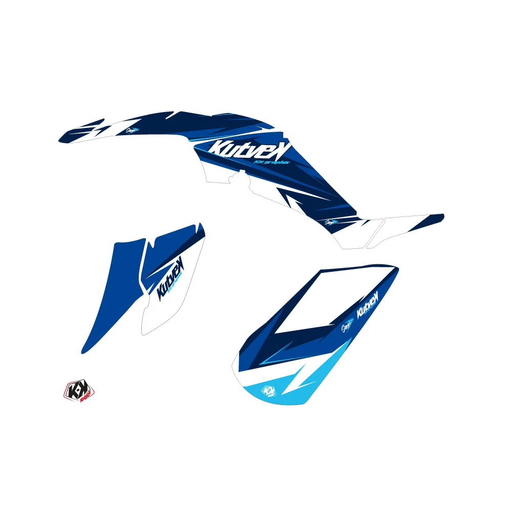 Kit Déco Quad Stage Yamaha 350 Raptor Bleu (2005-2015)