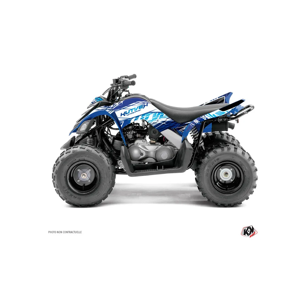 Kit Déco Quad Eraser Yamaha 90 Raptor Bleu (2009-2023)