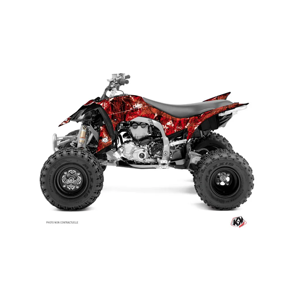 Kit Déco Quad Camo Yamaha 450 YFZ R Rouge (2009-2013)