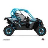 Kit Déco SSV Predator Can Am Maverick Bleu Blanc (2013-2017)