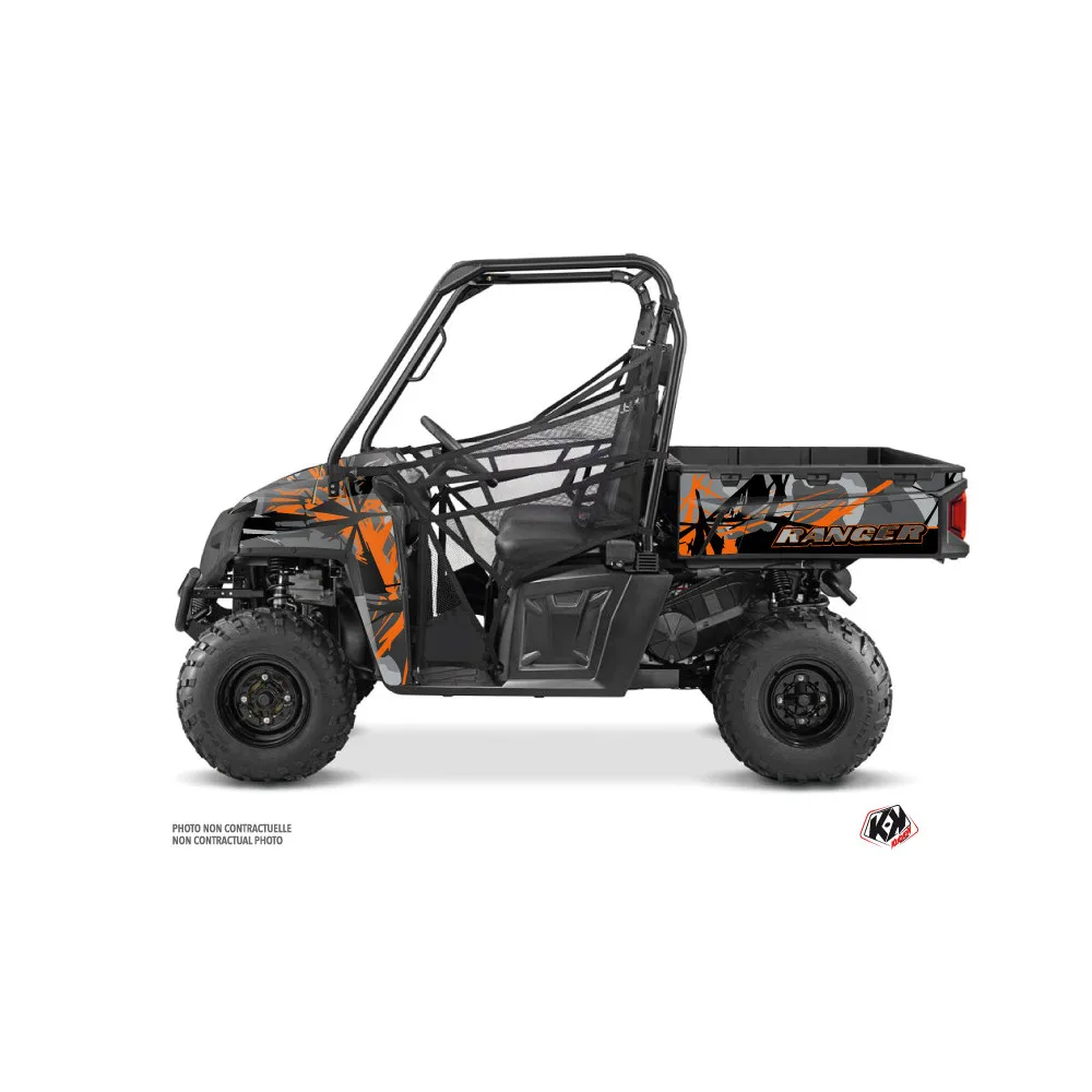 Kit Déco SSV Evil Polaris Ranger 570 FULL Gris Orange (2015)