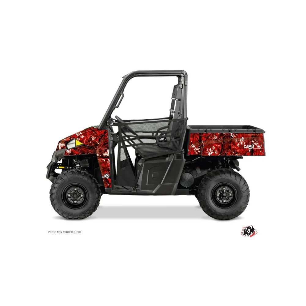 Kit Déco SSV Camo Polaris Ranger 900 XP Rouge (2012-2015)