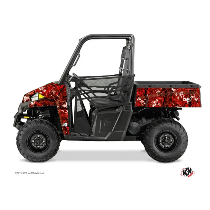 Kit Déco SSV Camo Polaris Ranger 900 XP Rouge (2012-2015)