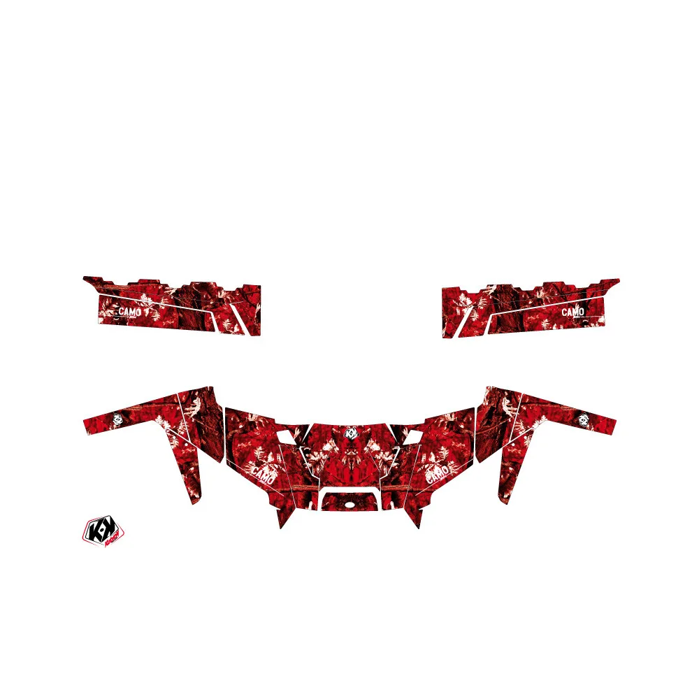 Kit Déco SSV Camo Polaris Ranger 900 XP Rouge (2012-2015)