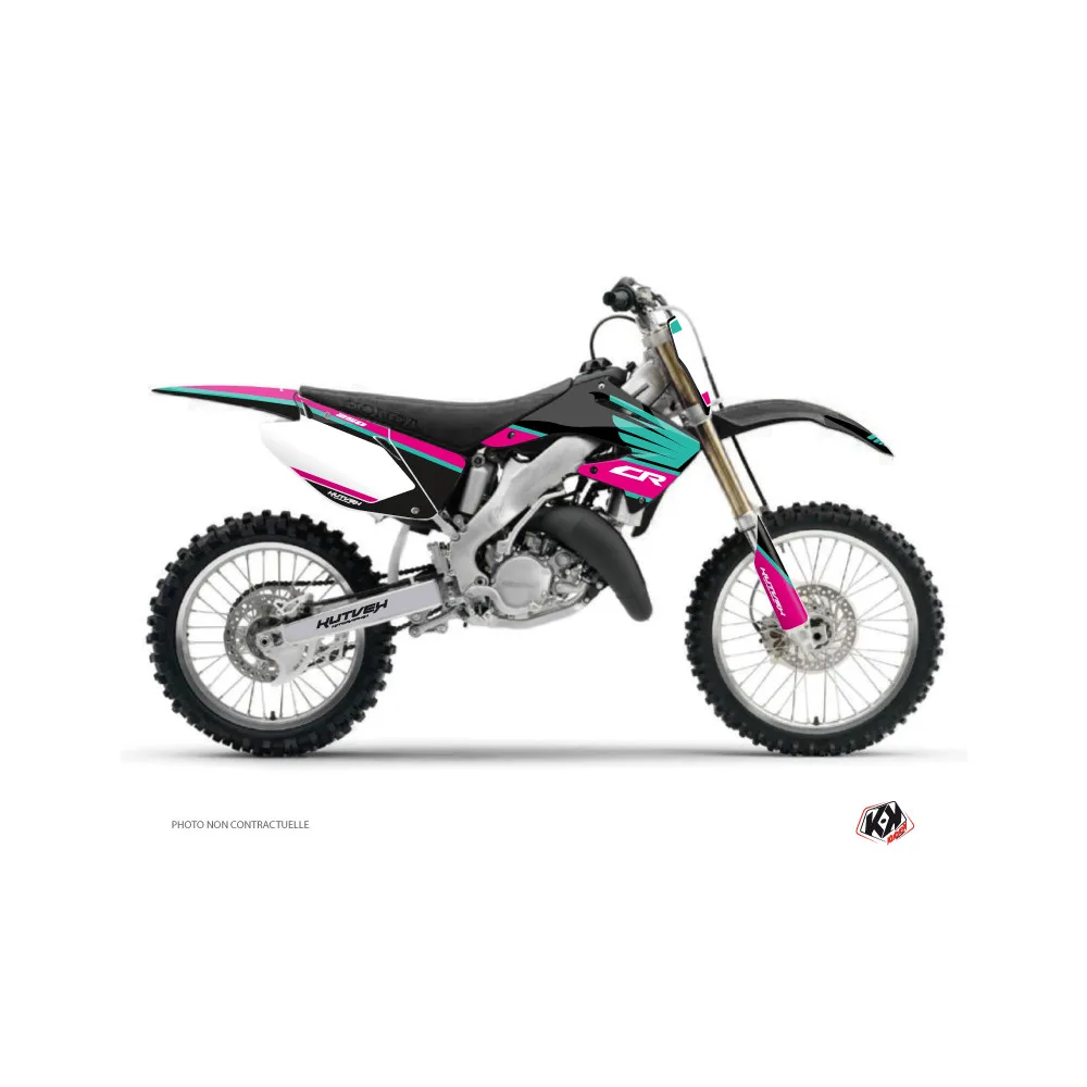 Kit Deco Moto Cross Wing Honda 250 CR Turquoise