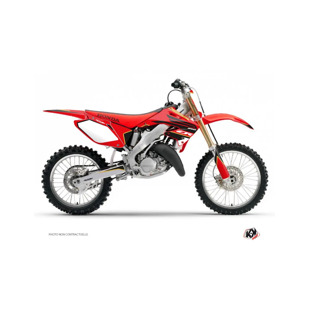 Kit Deco Moto Cross Dyna Honda 250 CR Gold