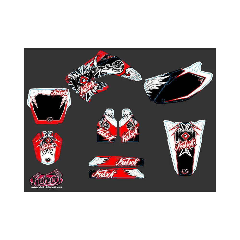 Kit Deco Moto Cross Demon Honda 250 CR