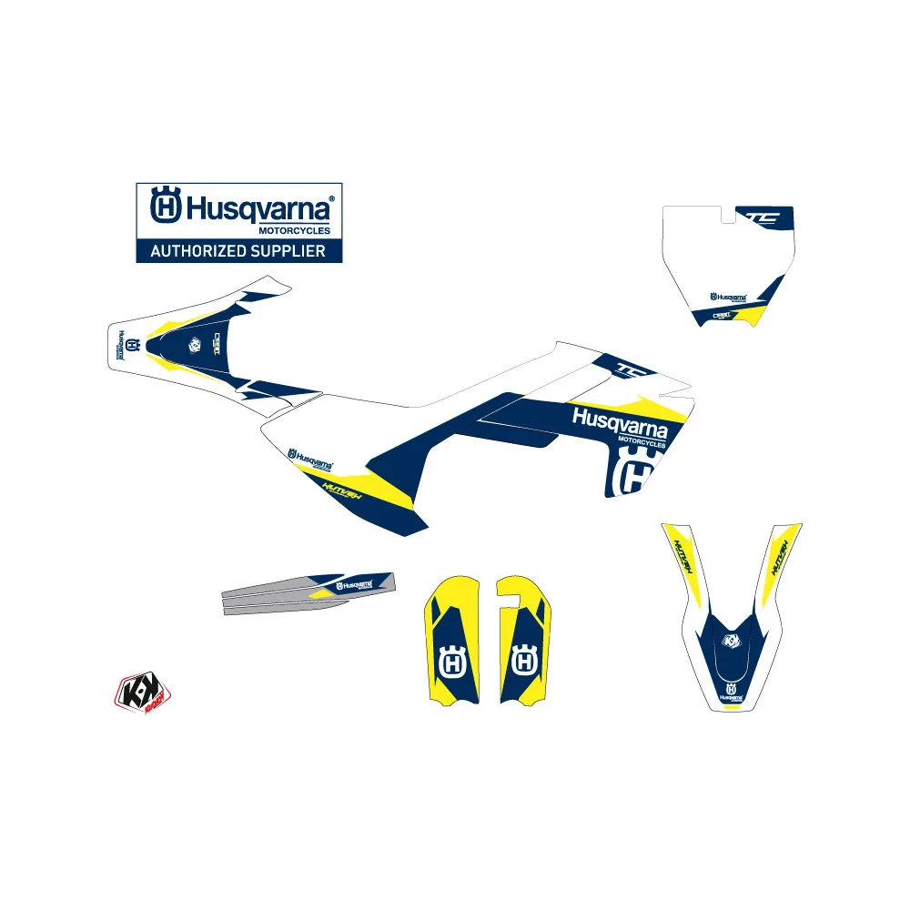 Kit Deco Moto Cross Orbit Husqvarna TC 65 Blanc