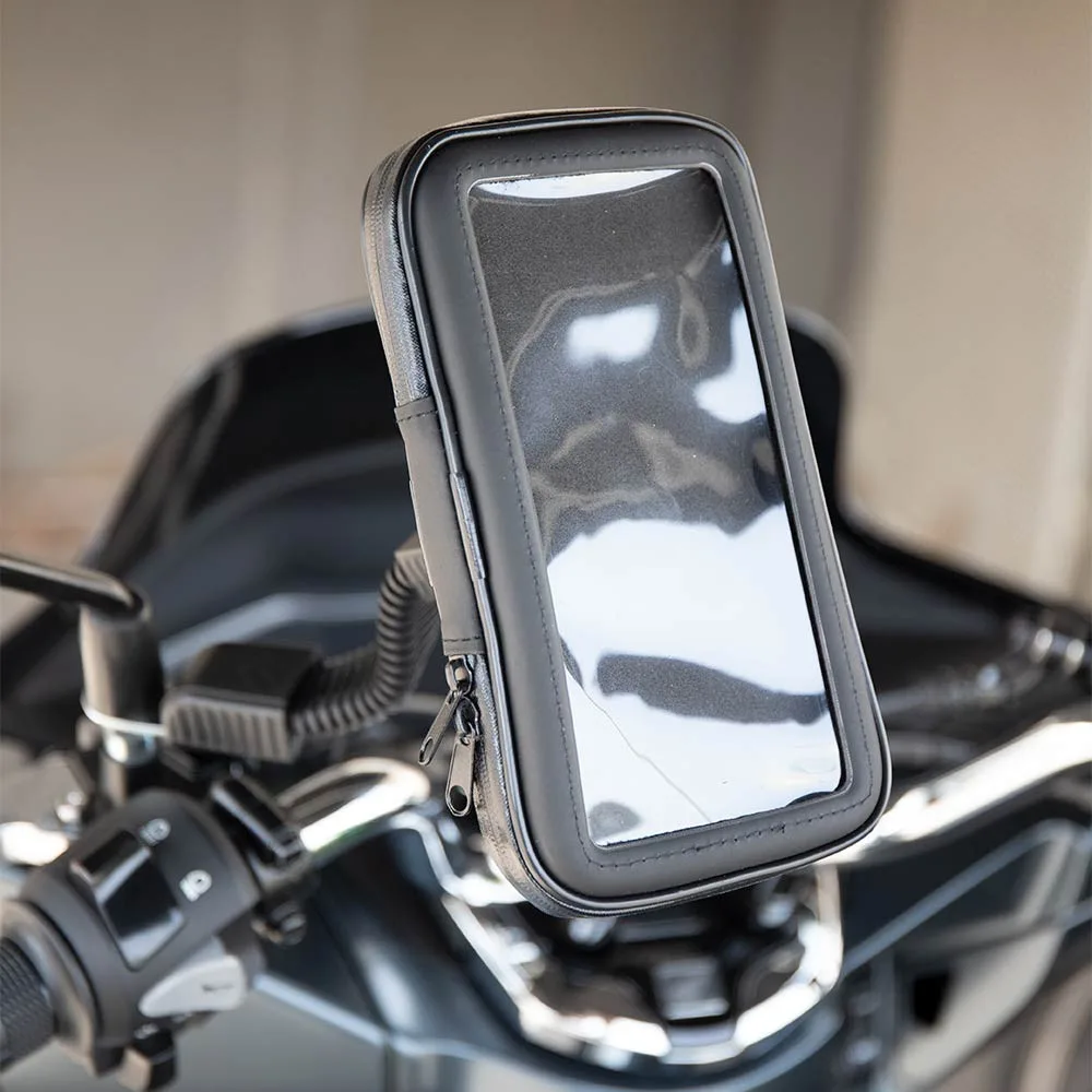Support pour smartphone / GPS / PDA étanche - Fixation au rétroviseu