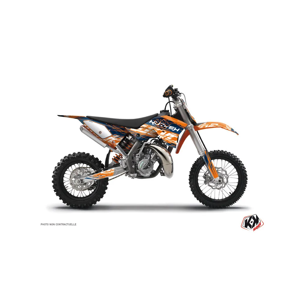 Kit Deco Moto Cross Eraser KTM 50 SX Bleu Orange
