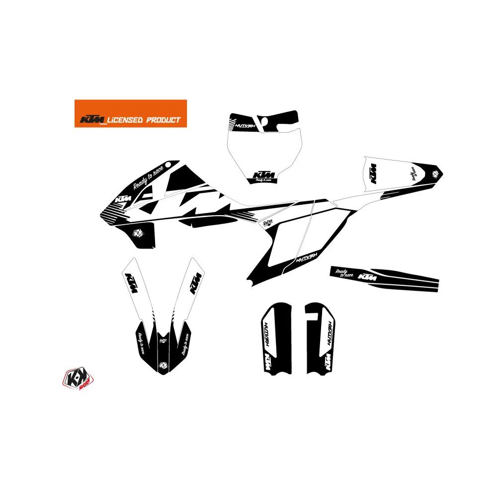 Kit Deco Moto Cross Retro KTM 65 SX Noir