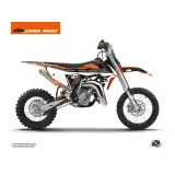 Kit Deco Moto Cross Rift KTM 65 SX Noir Orange