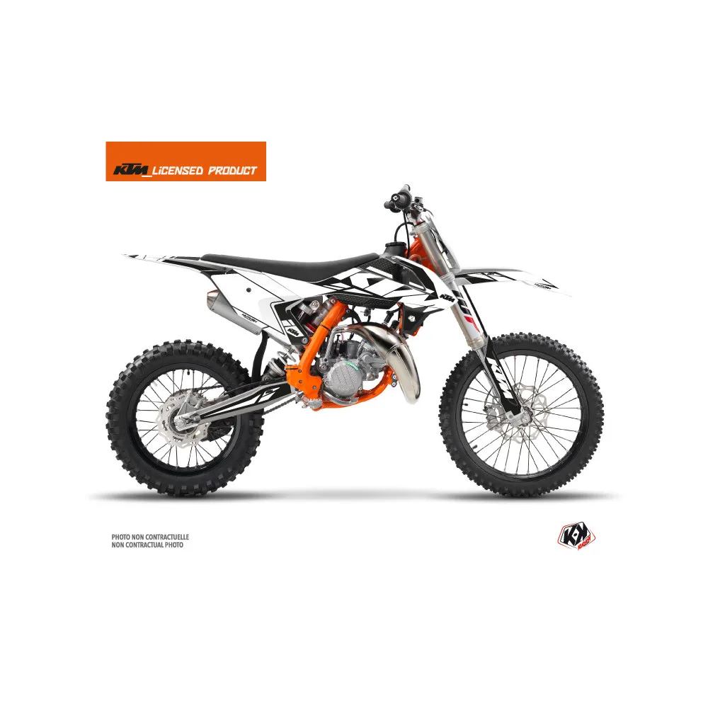 Kit Deco Moto Cross Reflex KTM 85 SX Blanc