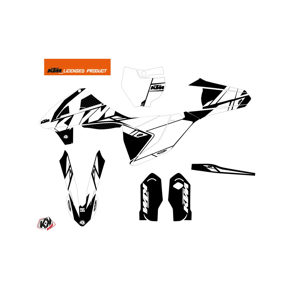 Kit Deco Moto Cross Reflex KTM 85 SX Blanc