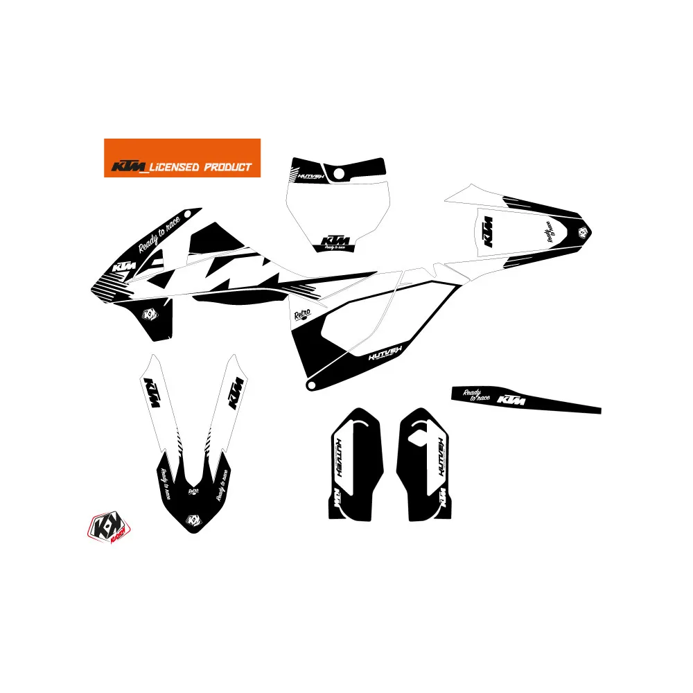 Kit Deco Moto Cross Retro KTM 85 SX Noir